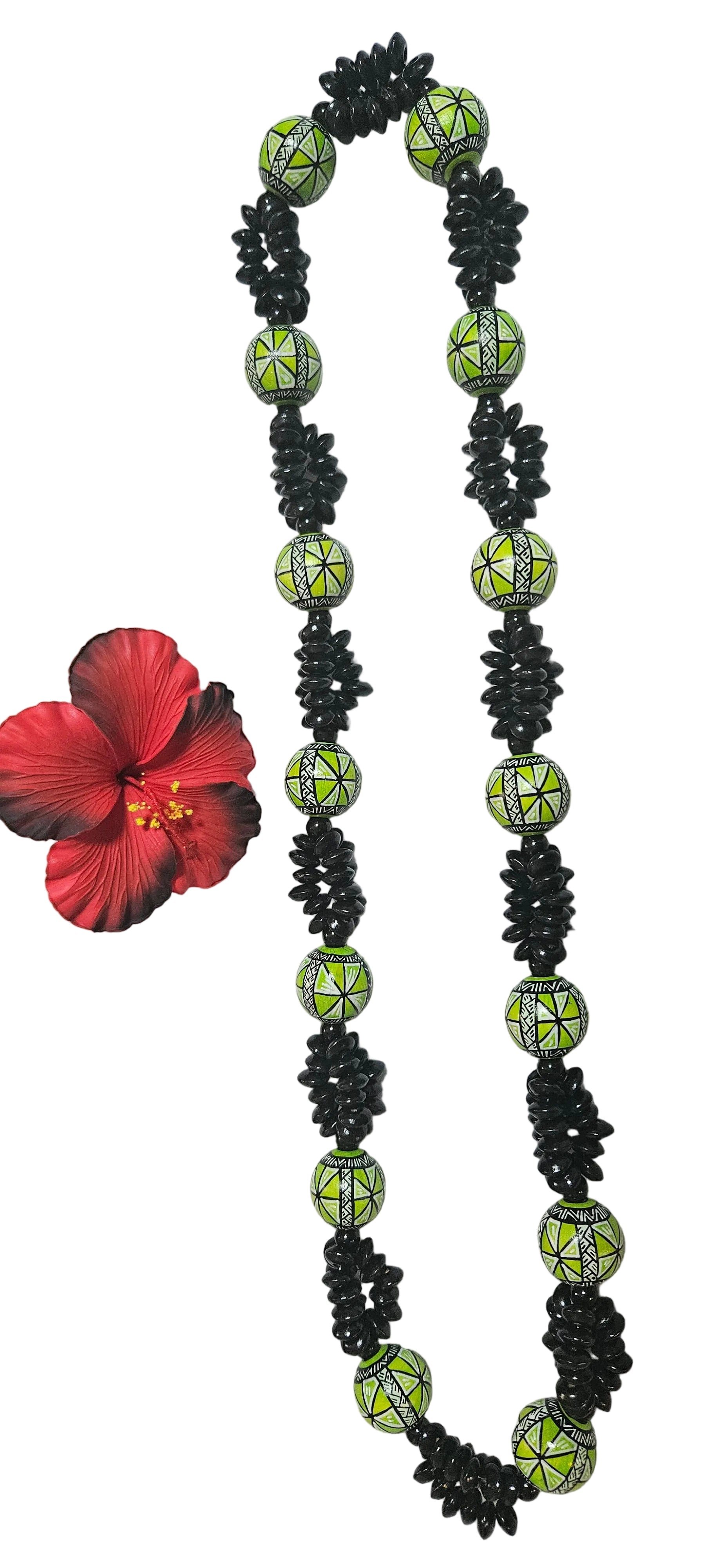 Collier personnalisé Wallis et Futuna en vert