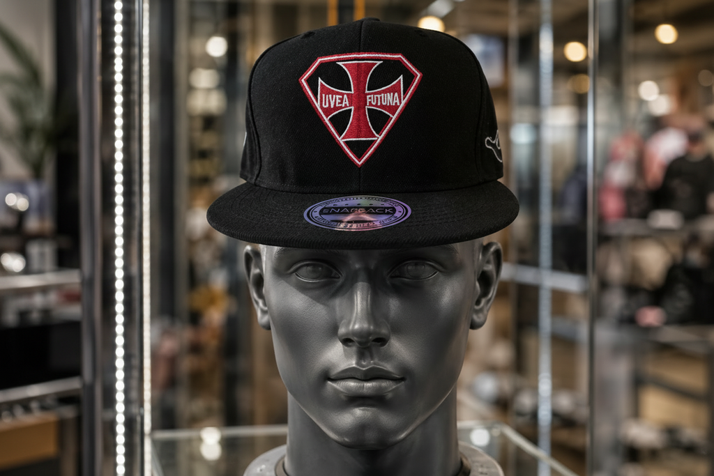 Snapback noire réglable Uvea mo Futuna.