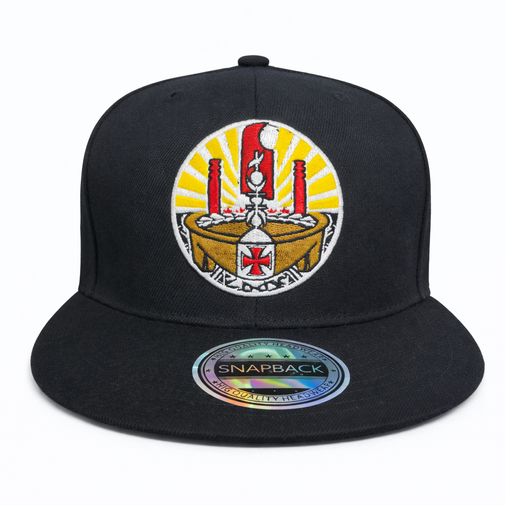 Snapback PASIFIKA noire brodée réglable