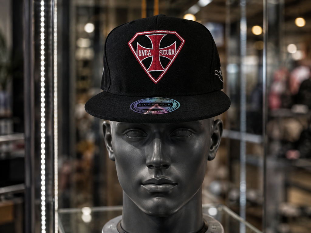 Snapback noire réglable Uvea mo Futuna.