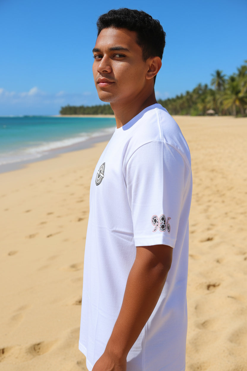 Tshirt blanc Heïpua Creation
