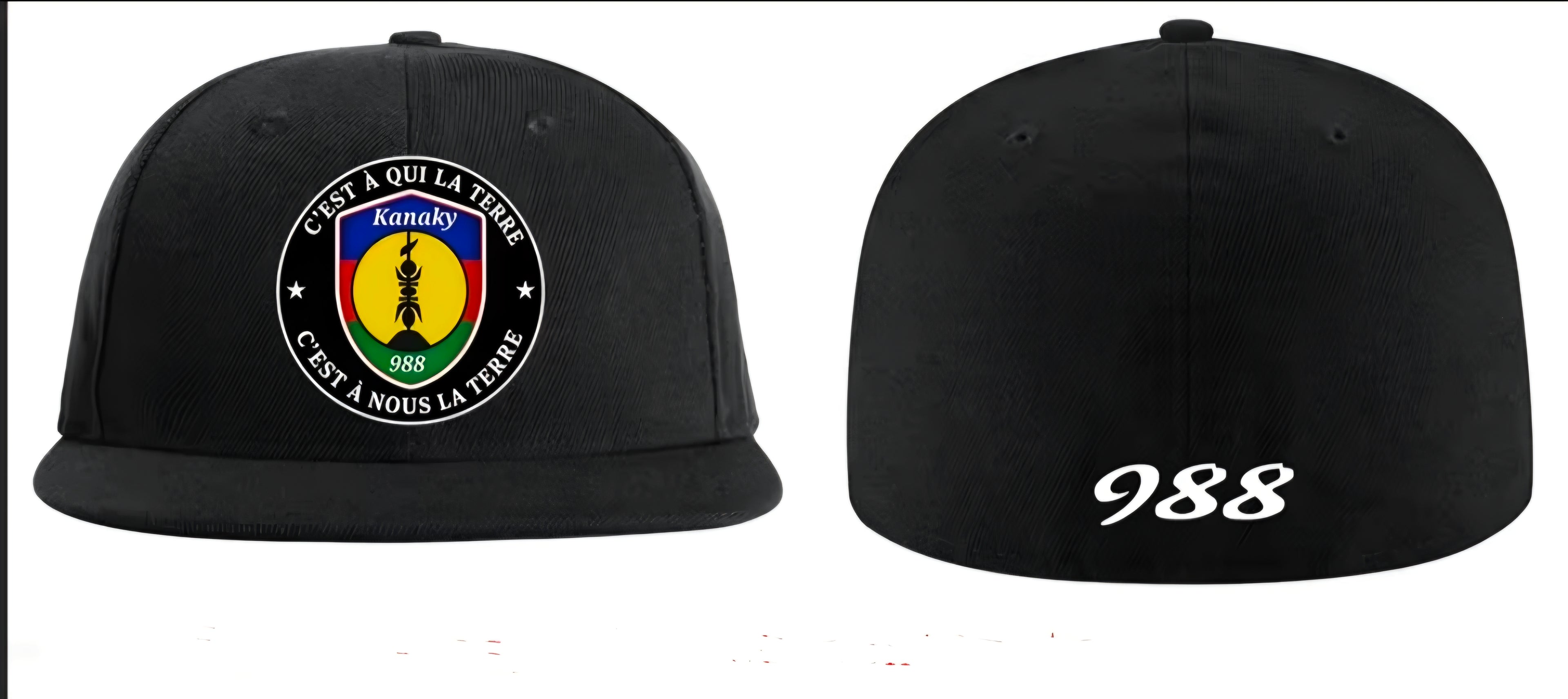 Snapback full closed kanaky 988 ( c’est a qui la terre)