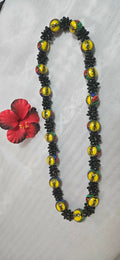 Collier Personnalisé Style Kanaky – Perles Bois Drapeau Kanaky.