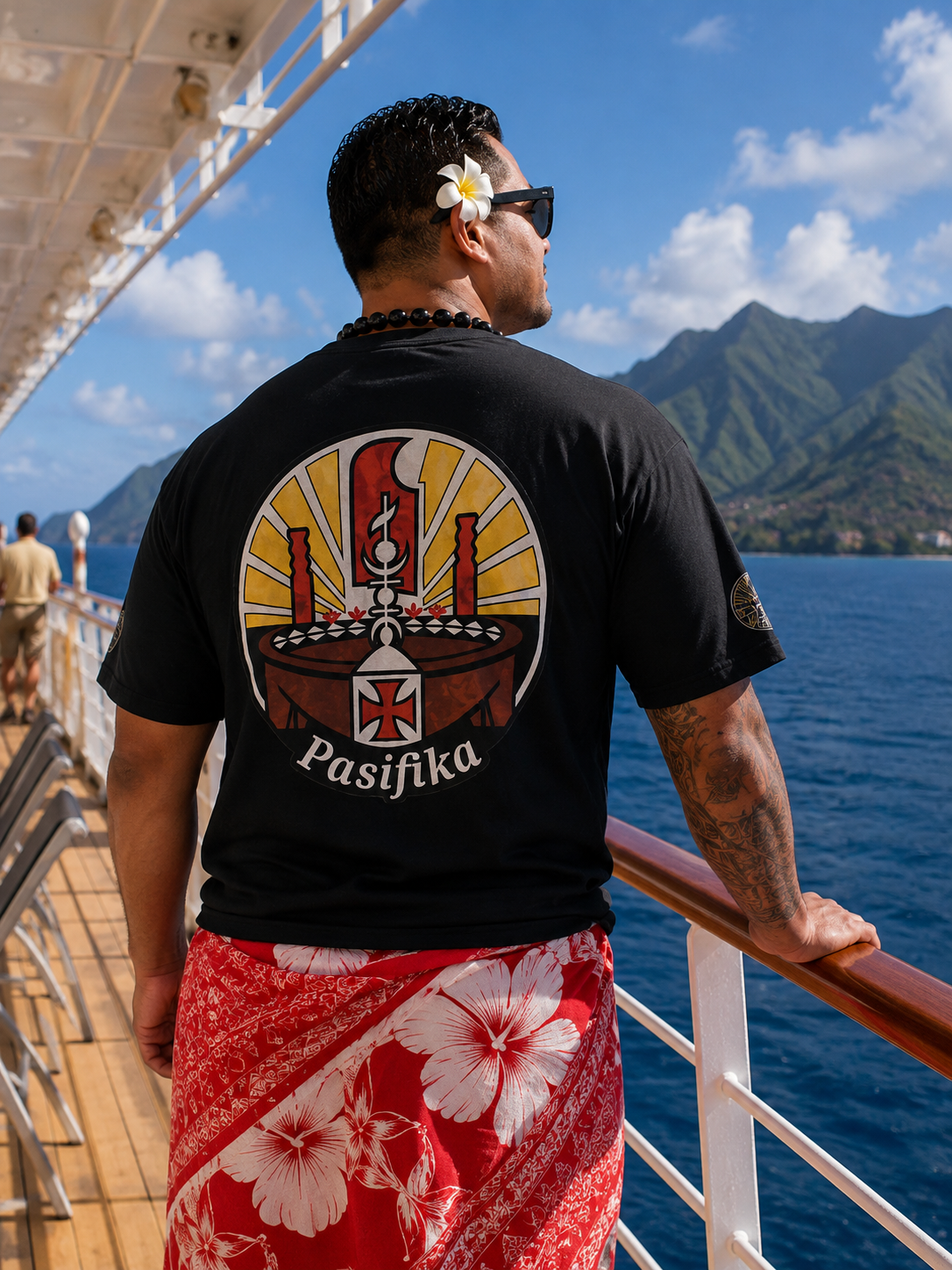 Tshirt Pasifika Heïpua Création.