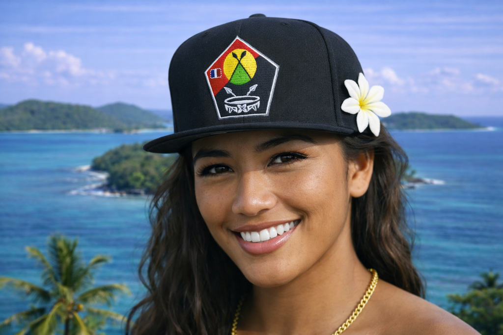 Casquettes personnalisés style du pacifique.