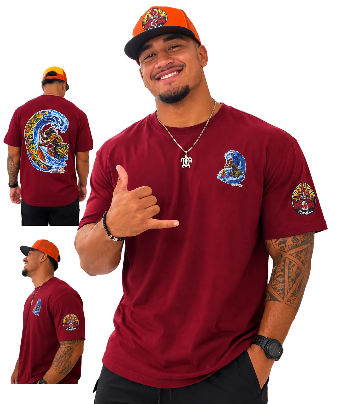 Tshirt Va'a Pasifika mixte