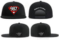 Snapback Noire 987 – Casquette Tahiti Représente
